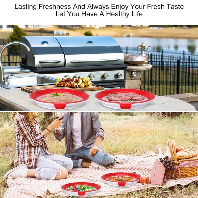 Round Food Preservation Tray