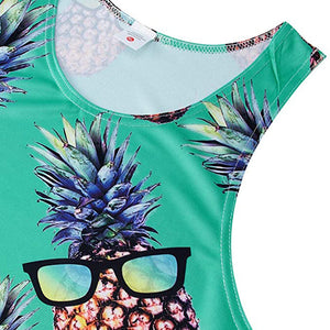 Comfortable summer pineapple vest