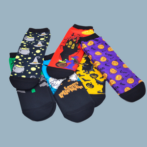 Halloween Style Socks (6 Pairs)