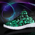 Luminous Fiber Optic Shoes