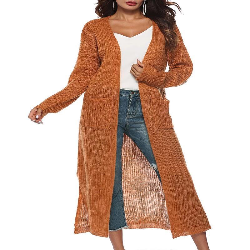 Knitted Acrylic Casual Solid Quilted Coat