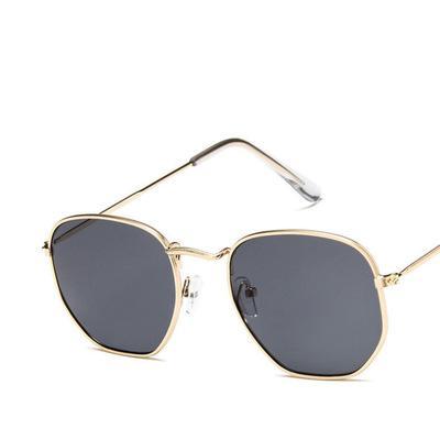 Women Brand Designer Mirror Retro Sun Glasses