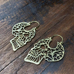 Skull Hallow Drop Earrings