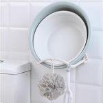 Punch-free Bathroom Suction Cup Basin Stand