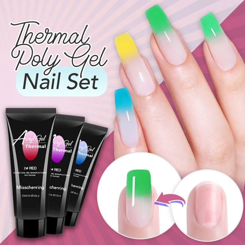 Thermal Poly Gel Nail Set