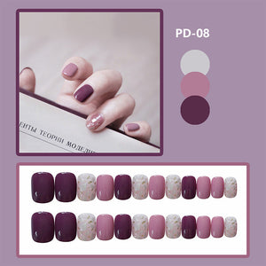 Full Cover Fake Nail Tips (24 PCs)