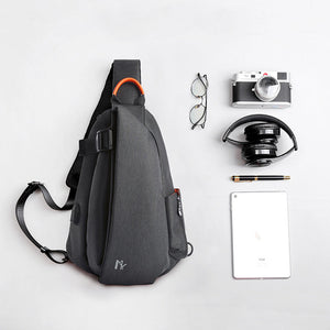 Men's waterproof crossbody chest bag