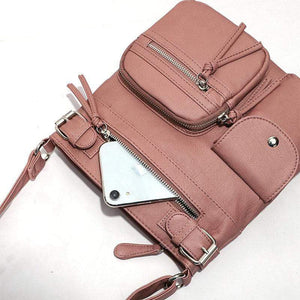 [PRE-SALE 7 DAYS] Multi-Pocket Soft PU Crossbody Bag