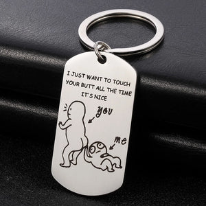 Valentine's Day Spoof Keychain