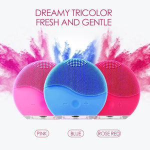 Electric Silicone Facial Cleansing Brush