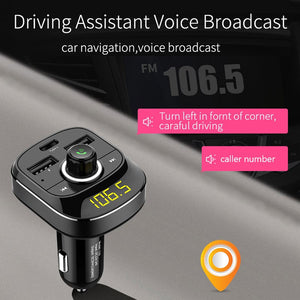 Bluetooth Car Kit Wireless FM Transmitter