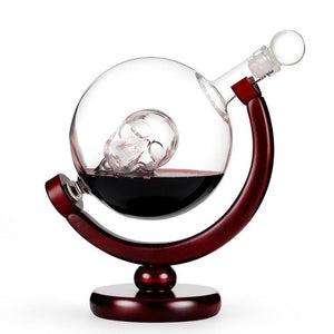 Globe Glass Wine Whiskey Decanter