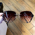 UV Protection Diamond Sunglasses