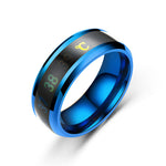 Thermochromic Stainless Steel Ring