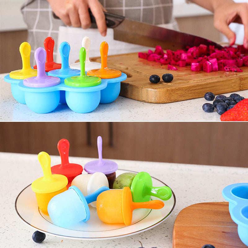 Mini Silicone Popsicle Mold Set