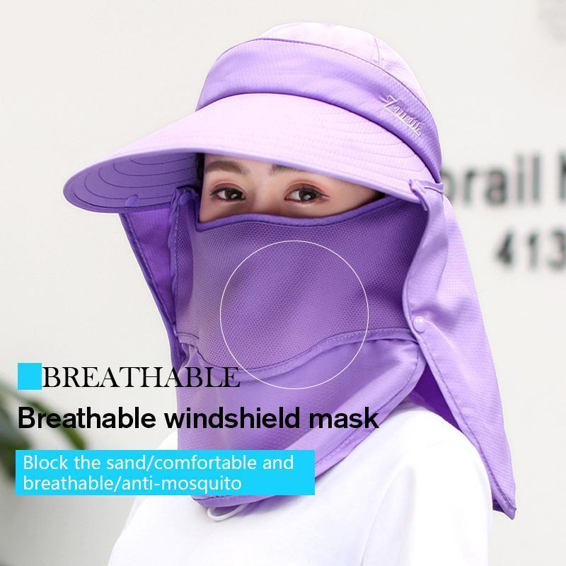 Detachable UPF50 Sun Hat Mask