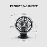 Car Air Vent USB Fan