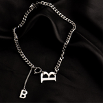 Punk Style Hip Hop Short Necklace