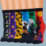 Halloween Style Socks (6 Pairs)