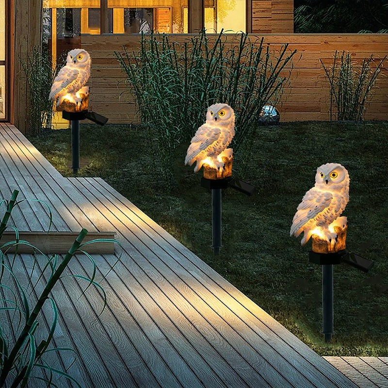 Solar Owl Lamp