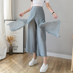 Ice Silk Chiffon Wide Leg Pants