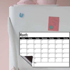 Refrigerator Magnet Calendar Sticker