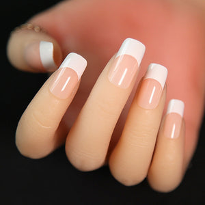 French Manicure Nail Tips (100 PCs)