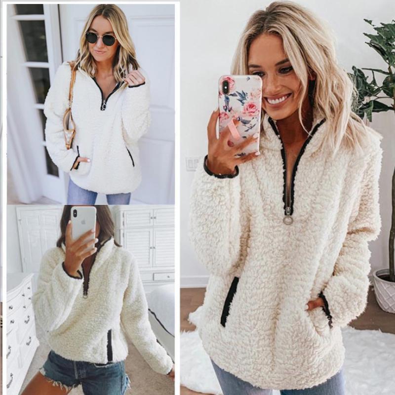 Casual Long Sleeve Patchwork Zipper Outerwear