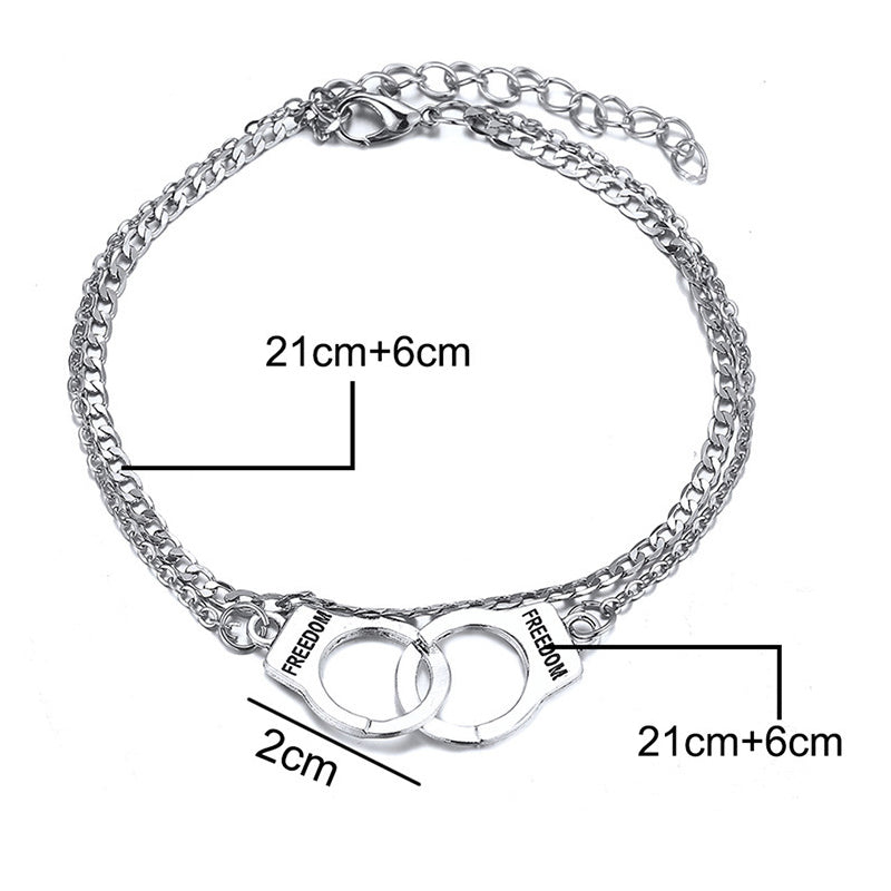 Two-layer Handcuffs Anklet