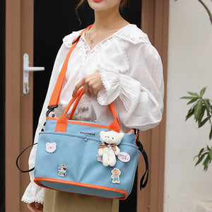 Multifunctional One-shoulder Mommy Bag