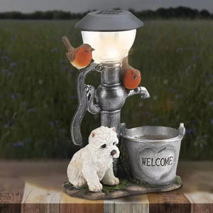 Cat and dog LED Light Sculpture