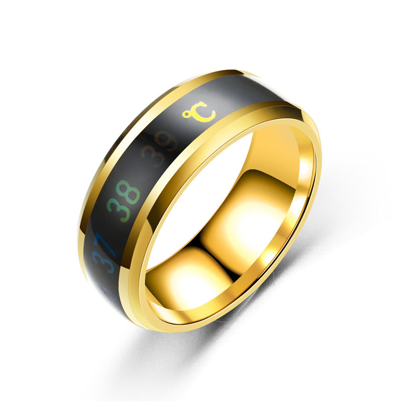 Thermochromic Stainless Steel Ring