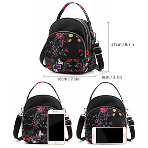 Multi-Usage Printed Backpack