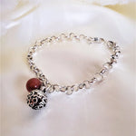 Bell Bracelet and Red Garnet