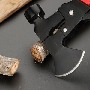 Steel Hammer Axe Multitool for Camping