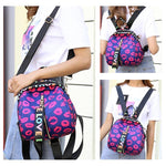 Floral Waterproof Shoulder Bag Backpack