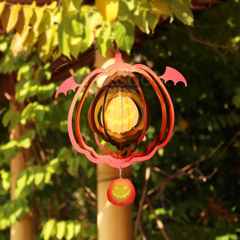 Halloween Themed 3D Optical Illusion Hanging Wind Spinner