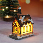 Christmas decoration resin small house