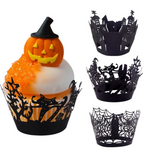 Halloween Decoration Cupcake Wrappers Party Accessories, 50 PCs