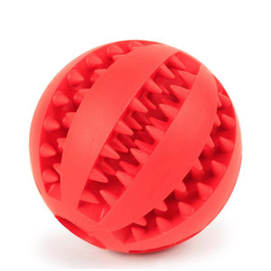 Dog Chewing Rubber Ball