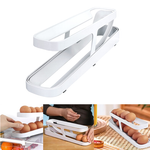 🥚Automatic Scrolling Egg Rack Holder Storage Box