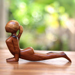 Wooden Yogi Sculpture