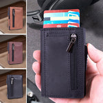 Side Push Auto Pop-Up Card Holder