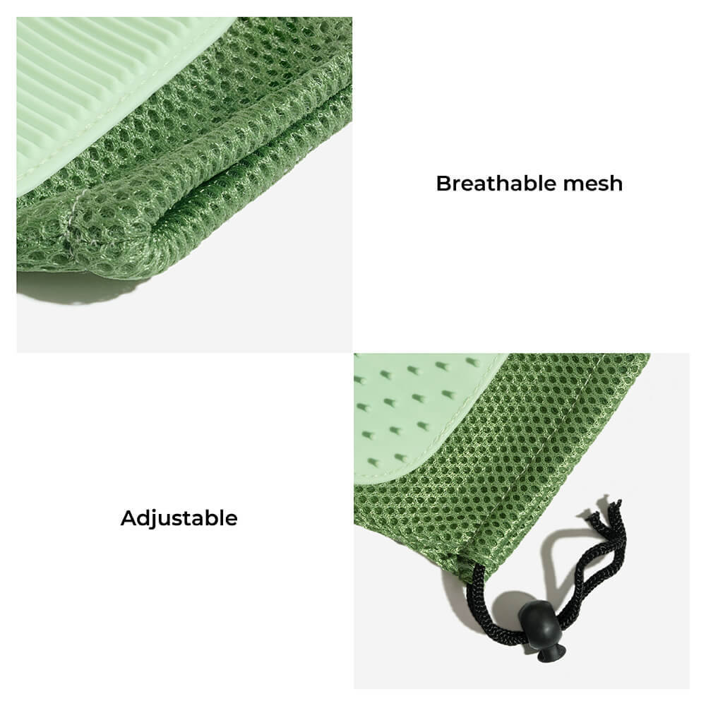 Gant de toilettage pour animaux de compagnie - Brosse flottante double face en silicone pour animaux de compagnie