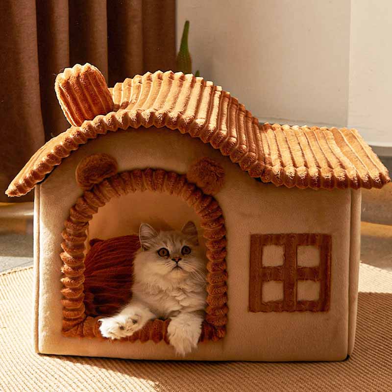 Halbgeschlossenes Katzenbett von House Design