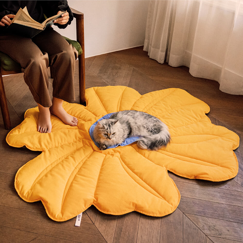 Manta para perros con forma de flor súper grande para humanos