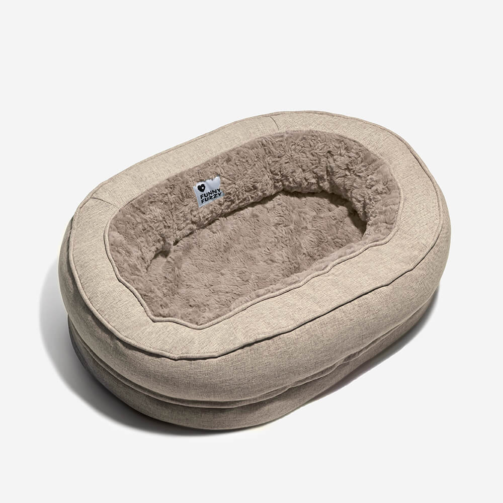 Lit orthopédique moelleux pour chien Donut