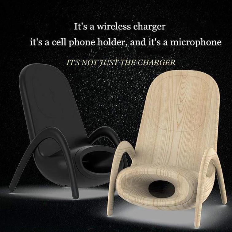 Multi-function Chair Shape Loudspeaker & Wireless Fast Charging