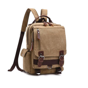 Double Buckle Pocket Zippers Backpack