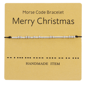 Morse Code Couple Bracelet